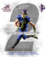 Countdown Football Blake Moser 8x10